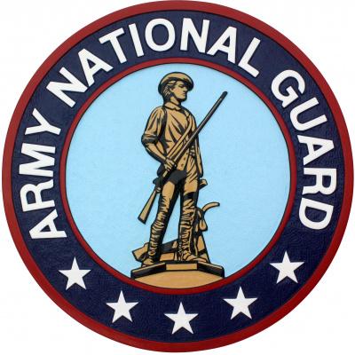 army national guard seal plaque