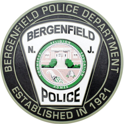 bergenfield police department patch plaque