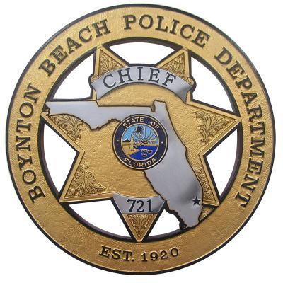 boynton beach police department chief plaque5 2064676614
