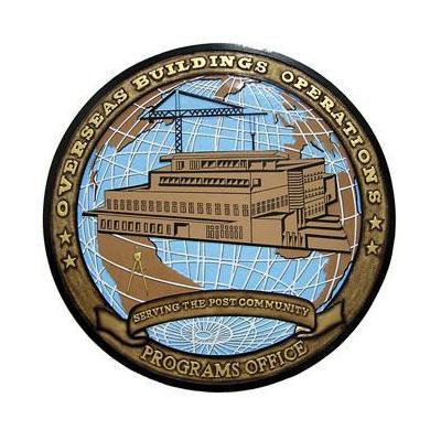 bureau of overseas buildings operations obo seal plaque