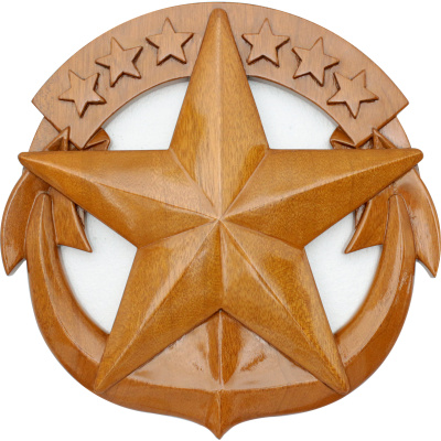 command at sea insignia plaque
