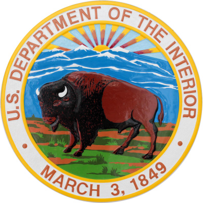 department of the interior seal plaque