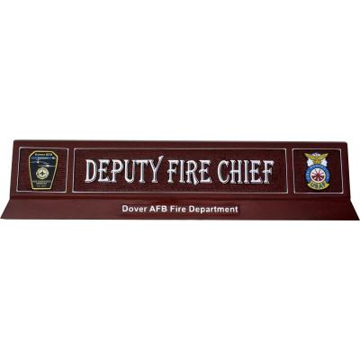 deputy fire chief desk nameplate