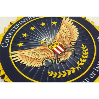 fbi counterintelligence division seal plaque showing detail 1
