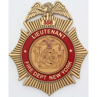 fire department of new york badge plaque 975105252