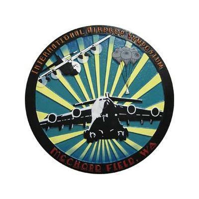international airdrop symposium plaque- mcchord field washington