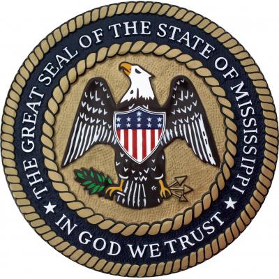 mississippi state seal plaque