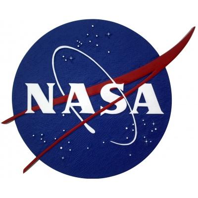 nasa logo plaque