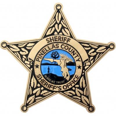 pinellas county sheriff badge plaque