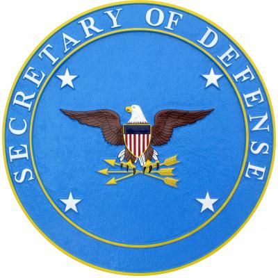 seal of the office of the secretary of defense plaque