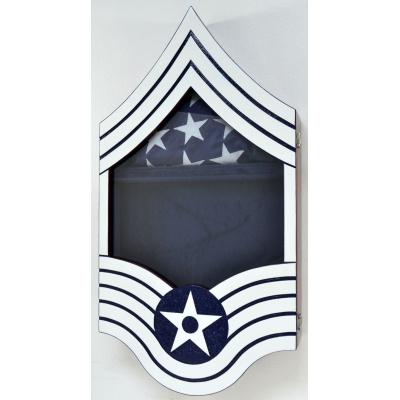 shadow box us air force e9 painted finish 480085087