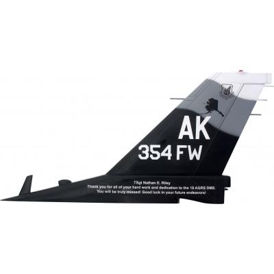 tail flash plaque custom design with dedication