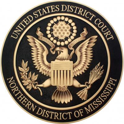 the northern district of mississippi seal wall plaque