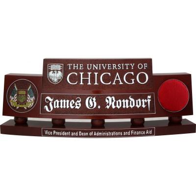 university of chicago desk nameplate 