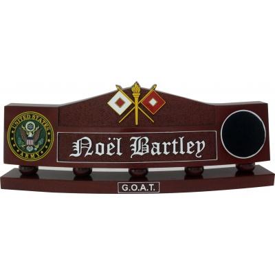 us army signal corps desk nameplate