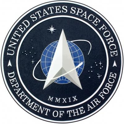 us space force seal plaque
