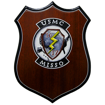 usmc 1617 misso presentation plaque