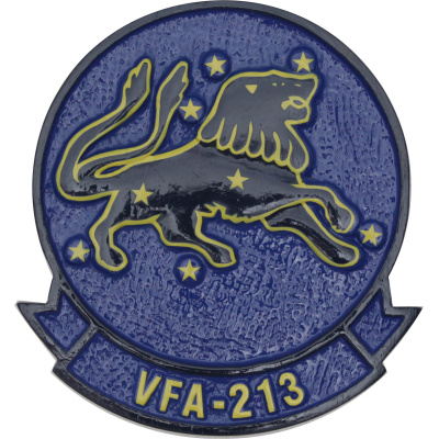 vfa-213 squadron patch plaque