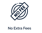 No Extra Fees